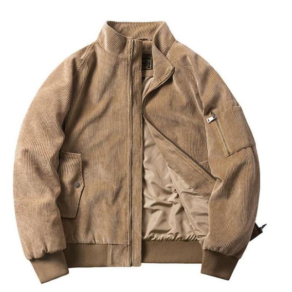 

men's jackets est design corduroy jacket men casual coat slim fit more pockets comfortable outerwear, Black;brown