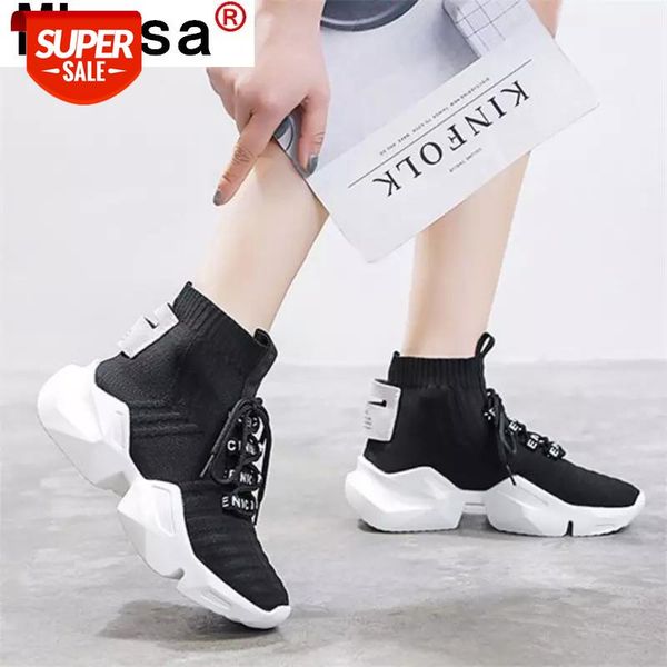 

spring 2021 new women vulcanized shoes fashion platform comfortable set foot sneakers breathable lightweight casual #au24