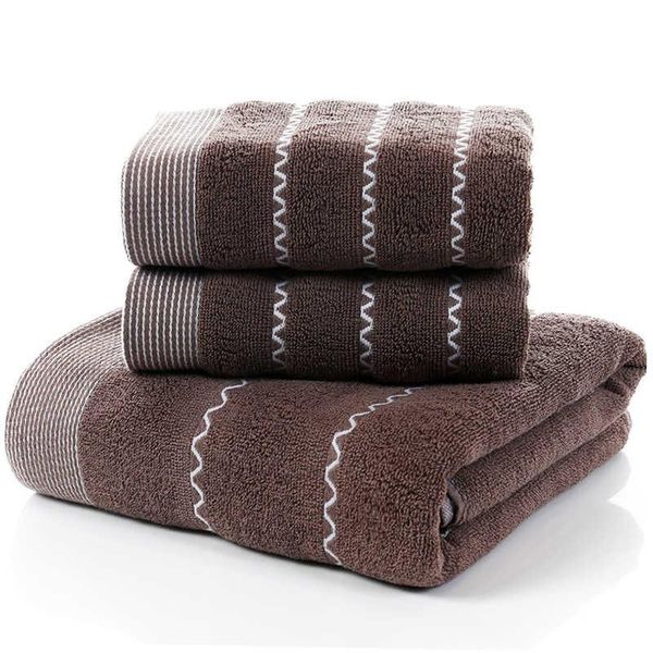 

towel 3 pack towels set for bathroom 1pc 70x140cm bath & 2pcs 34x75cm face terry washcloth cotton adults