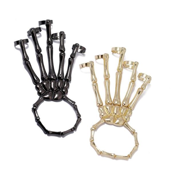 

bangle party elastic adjustable steam gothic halloween bracelet punk bangles, Black