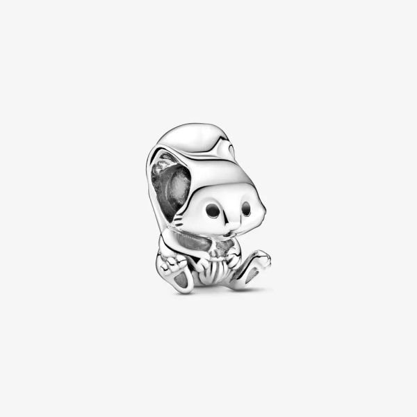 

new arrival 100% 925 sterling silver cute squirrel charm fit pandora original european charm bracelet fashion jewelry accessories, Bronze;silver