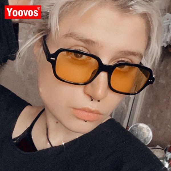

designer sunglasses yoovos vintage women 2021 square luxury men's glasses brand for eyeglasses, White;black