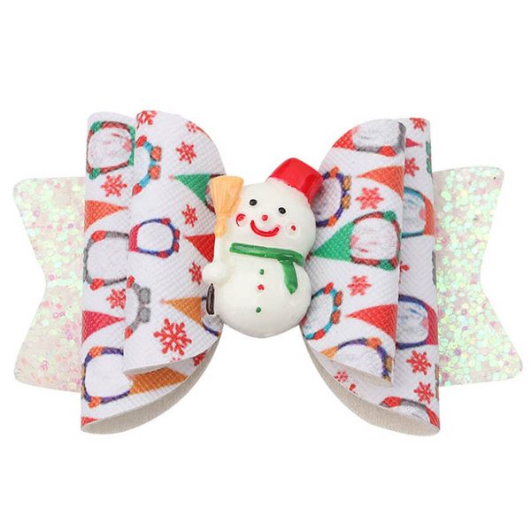 

girls hair accessories hairclips baby bb clip kids barrettes clips bows children headdress hairpin christmas cute cartoon accessory b8862, Slivery;white
