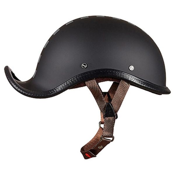 

motorcycle helmets white gray helmet retro vintage scooter motorbike biker half riding cafe racer crash moto for men