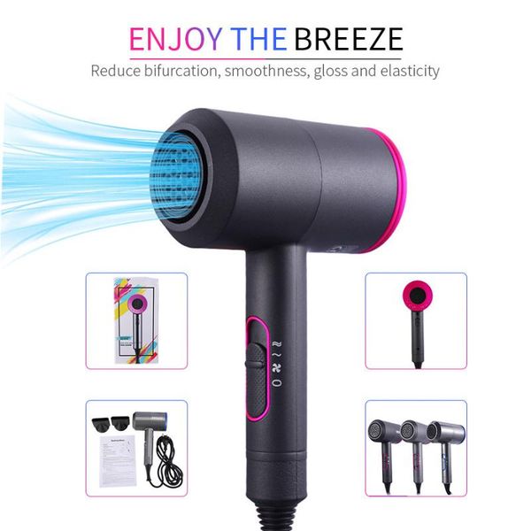 

electric hair brushes dryers 2000w professional salon dryer 2 in 1 &cold wind negative ionic blow strong fast