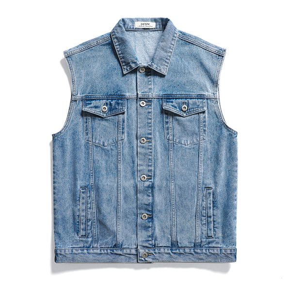 

veste sans manche homme mens vest mens jackets sleeveless denim jacket veste homme sleeveless jacket men cotton casual 2021, Black;white