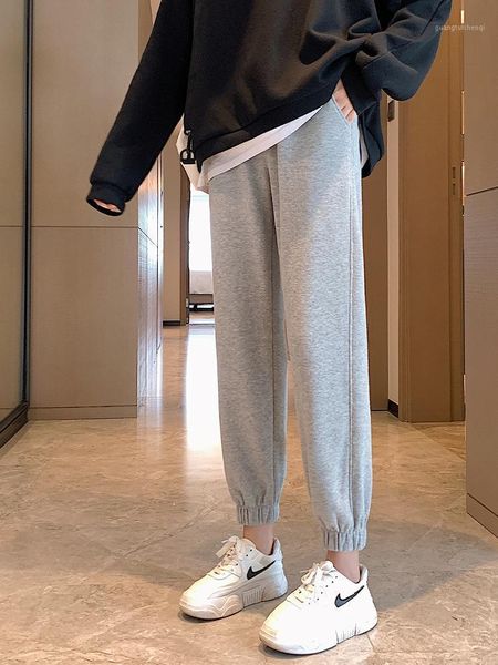 

women's pants & capris 2021 fashion woman trousers casual sweatpants jogger fitness workout running sporting clothing, Black;white