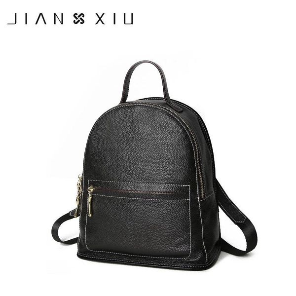 

backpack jianxiu brand genuine leather mochilas mochila feminina school bags 2021 large size casual bagpack escolar backpacks