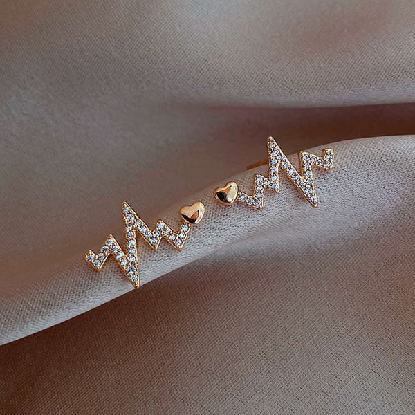 

earrings fashion version simple temperament alloy