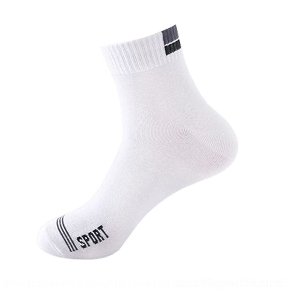 

v0bl socks men's pure middle tube winter deodorant middle tube all cotton four men's socks seasons autumn and winter pure cotton s, Black