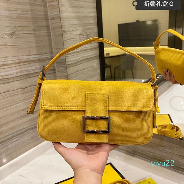 

women shoulder bags 2021 summer and autumn fashion ladies crossbody bag classic solid corduroy famous luxury designers