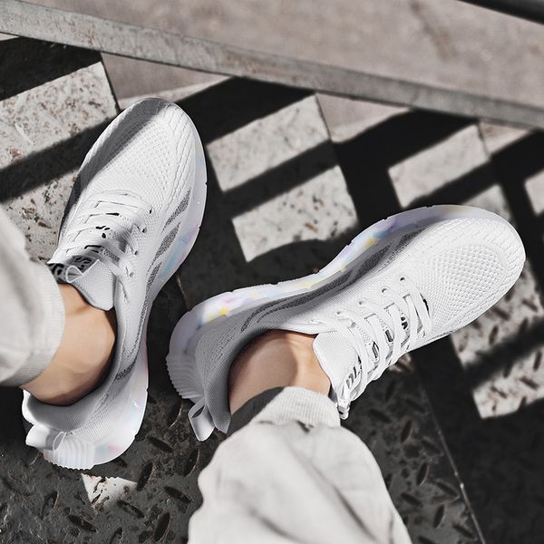 

running 2021 mens shoes women summer student outdoor sports sneakers black white green size 39-45 code 61-065816