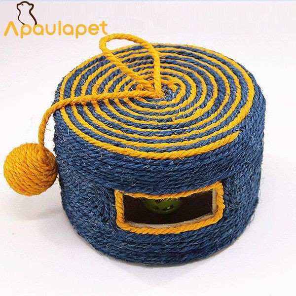 

cat toys apaulapet toy sisal round shape pet with ball