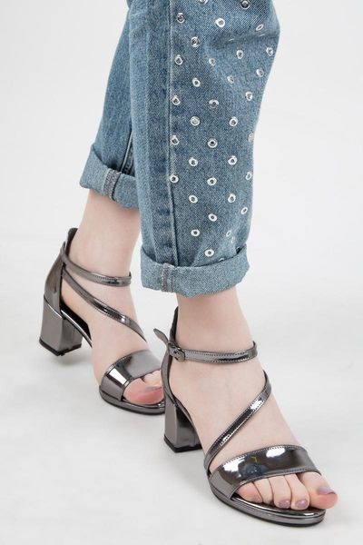 

sandals women mirror platinum, Black