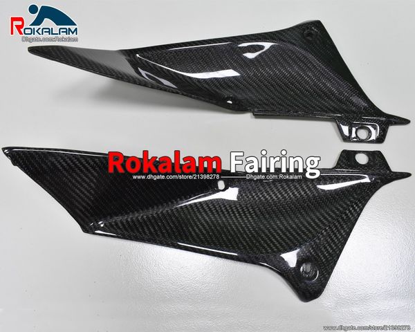 Tampa de duto de tubo de ingestão de cabeça de fibra de carbono para Yamaha YZF1000 R1 2002 2003 YZF-R1 02 03 peças de motocicleta de pós-venda