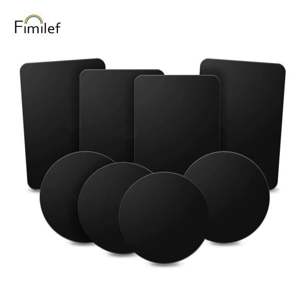 

fimilef metal plates replacement kits for magnetic car mount phone holder accessories iron sheets magnet stand gps cell mounts & holders