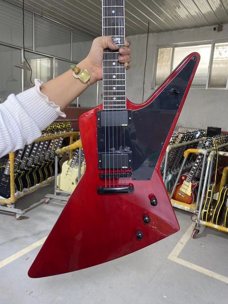 

explore version electric guitar black hardware rosewood fingerboard mahogany body guitarar