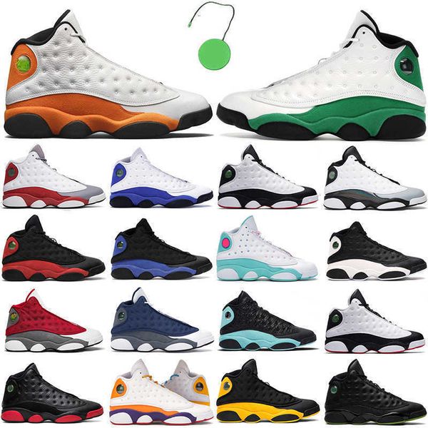 

t basketball shoes mens jumpman 13 13s red flint hyper royal playground reverse lucky green black cat chicago women men trainers