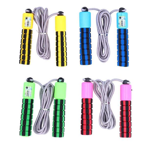 

jump ropes adjustable counting skipping rope with electronic counter