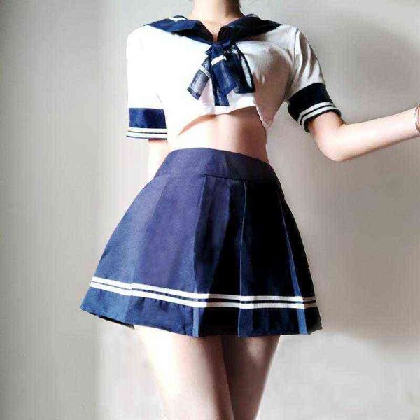 

nxy set maid navy crop side slit ploided miniskirt cosplay costume cute student dress jk japanese sailor school uniform 1210, Red;black