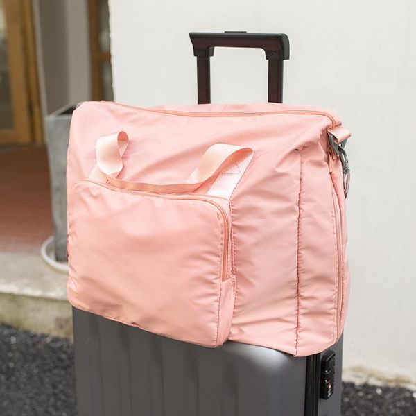 

duffel bags fashion bag mass woman package light portable hand-held short-distance travel tourism folding shoulder