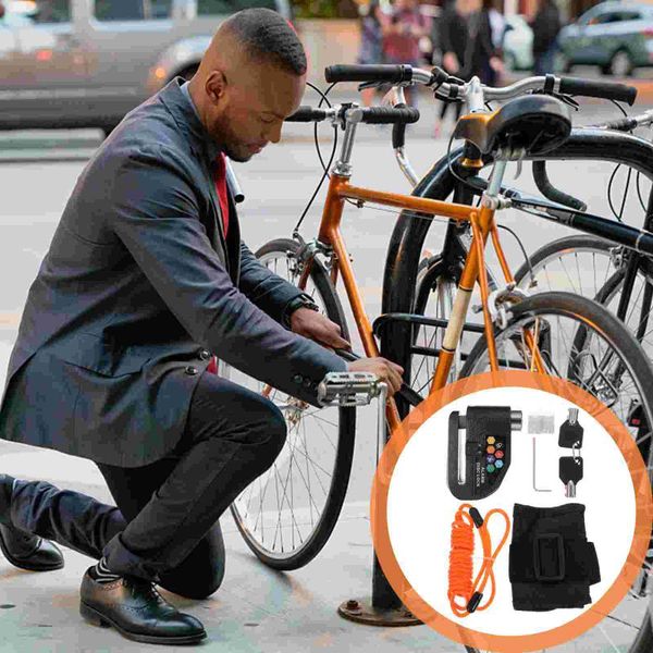 

bike locks 1 set padlock alarm lock bikes alarming bicycles