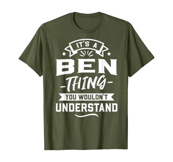 

it's a ben thing you wouldn't understand - forename gift t-shirt, White;black
