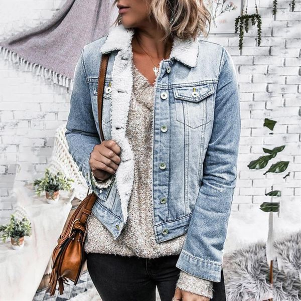

women's jackets spring autumn denim jacket korean distressed button down slim short jeans vintage women coat with pocket #y5, Black;brown