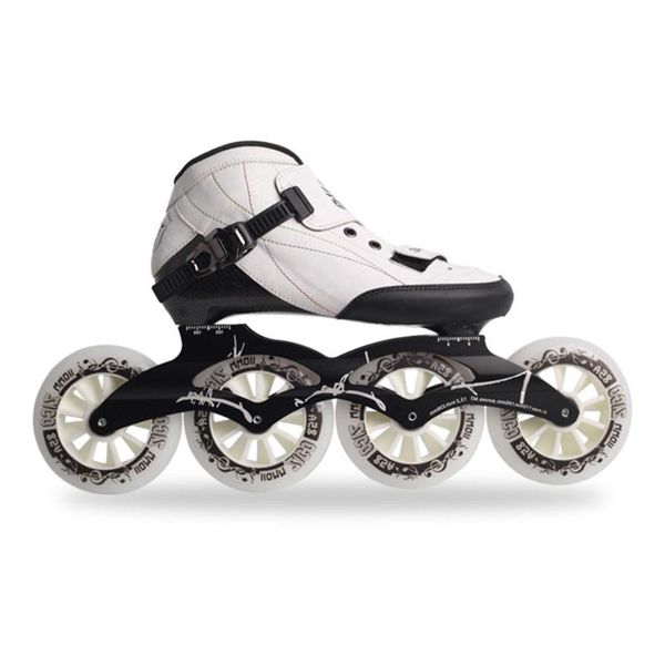 

inline & roller skates speed original carbon fiber skate shoes professional racing skating patines 4*90/100/110mm /3*125mm