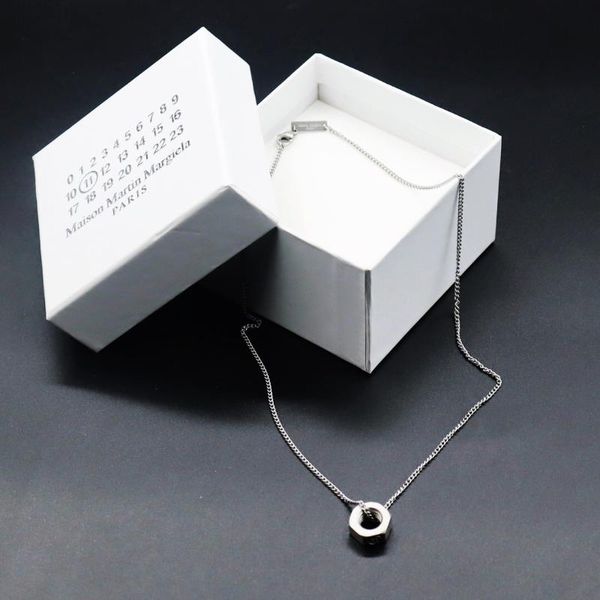 

chains margiela titanium alloy necklace, Silver