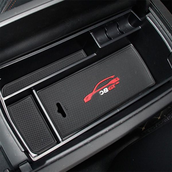 

car interior armrest box storage for 4008 5008 accessories organizer