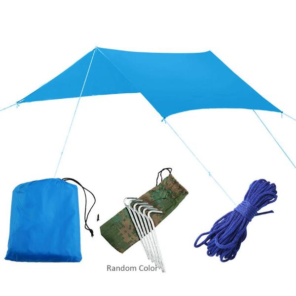 

sun shelter beach tent ultralight anti-uv awning garden waterproof canopy sunshade outdoor camping hammock rain tarp tents and shelters