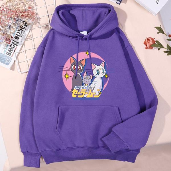 

men's hoodies & sweatshirts man hoodie japan anime manga men women harajuku loose streetwear o neck cute kpullover hoody, Black
