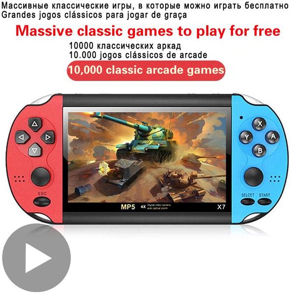 

portable game players retro video console player handheld gaming portatil mini arcade videogames electronic machine retrogame play vidio