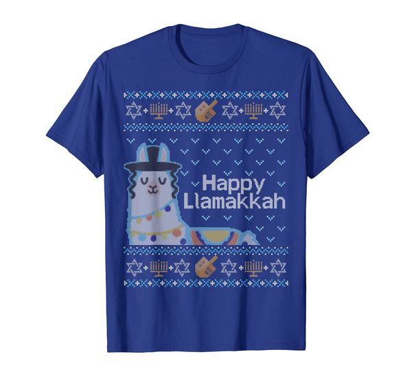 

funny ugly hanukkah sweater shirt llama llamakkah, White;black