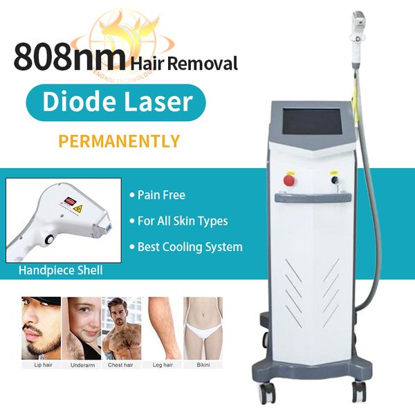 

808nm diode laser home laser hair removal permanent machine ce, Black