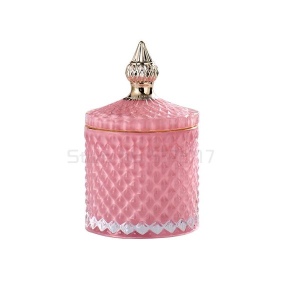 

storage bottles & jars nordic style glass can household cotton swab box jewelry incense candle ornaments