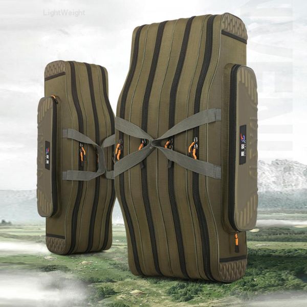 

fishing accessories 4 layer 130cm portable foldable rod carrier lightweight fish pole tools waterproof storage durable bag case x245g