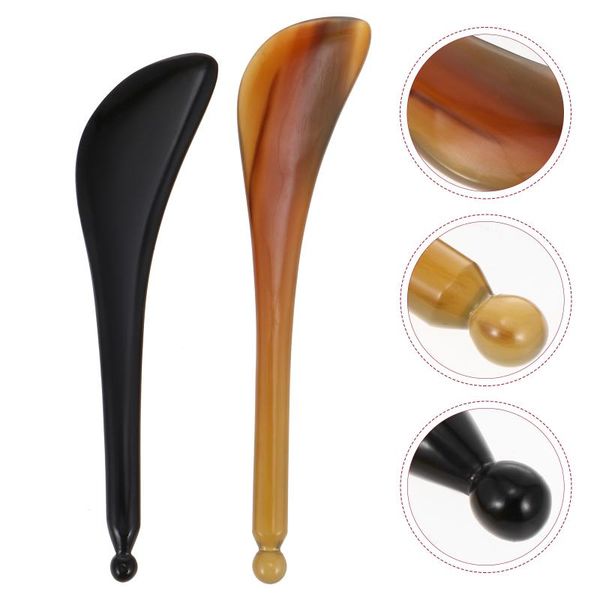 

full body massager 2pcs face cream spatula scraping board eye applicator stick wand