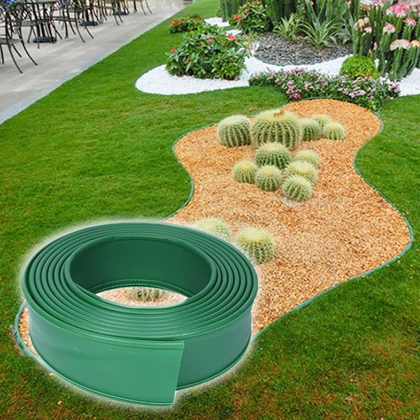 

fencing, trellis & gates plastic grass edging fence belt isolation path barrier patio greening garden lawn stone backyard decor
