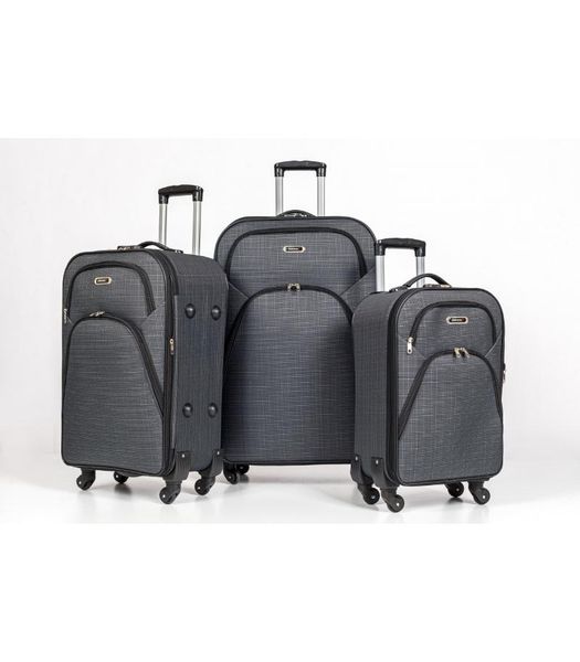 

duffel bags g & d suitcase pp injection 3-suitcase travel set - model 400.17 salmon-luggage bag business luggage wheeled