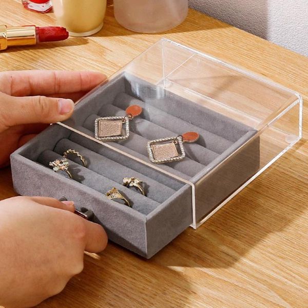 

hooks & rails fashion fall resistant watch jewelry storage box lightweight organizer creative for small items