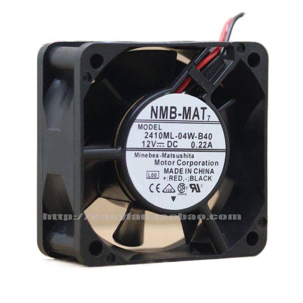 

fans & coolings nmb 2410ml-04w-b402410ml-04w-b49 6025 6cm dual ball 12v 0.22a fan 60Ã60Ã25mm cooling cooler
