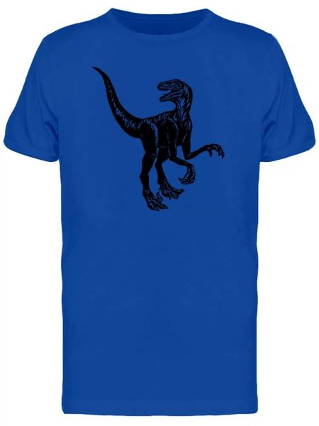 

Velociraptor Black Sketch Tee Men's -Image by Shutterstock, White;black