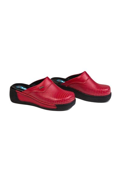 

slippers red, Black