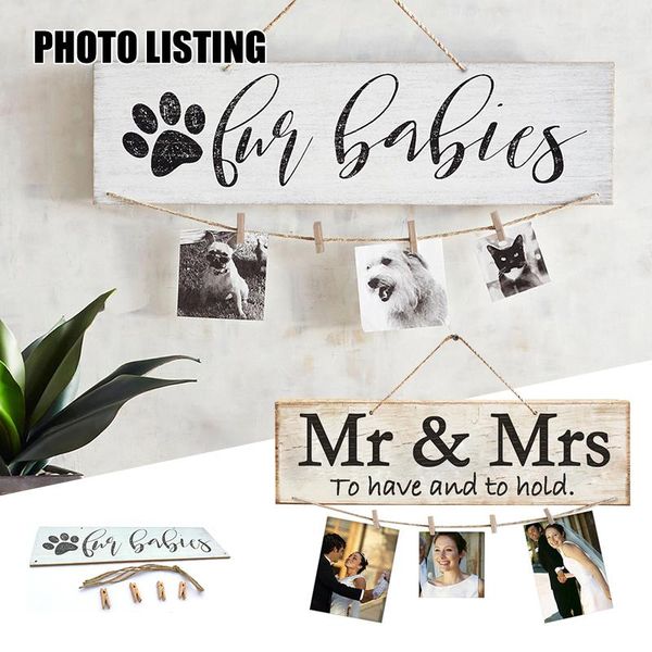 

po decoration frame wooden wall clip wedding supplies handicraft ornaments picture promotion frames