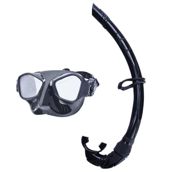 

diving masks tempered glass low volume iving mask silicone snorkel spearfishing set