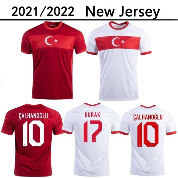 

calhanoglu 21 22 turkey soccer jersey player version fans 2022 2021 yazici caglar sÃ¶yÃ¼ncÃ¼ demiral ozan kabak football shirts national team m, Black;yellow