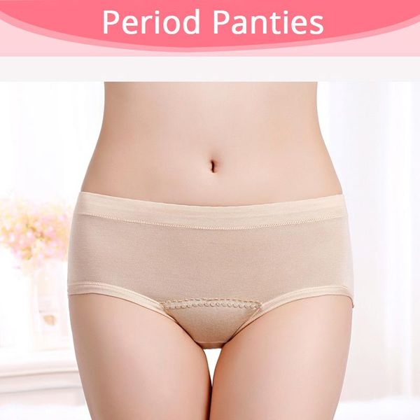 

women's panties period women menstrual modal cotton underwear ladies lengthen leakproof, Black;pink