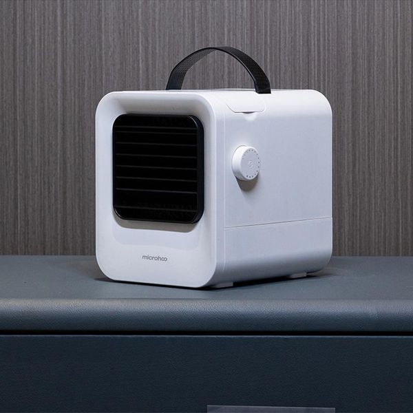 

electric fans portable cold fan mini small usb water-cooled air conditioning refrigeration microhoo home desktop